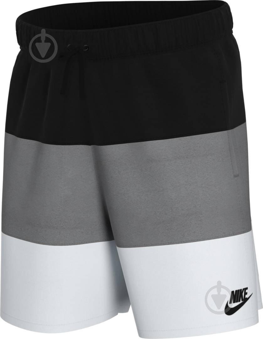 Шорты Nike B NSW SHORT WOVEN BLOCK CW1021-010 р. L черный - фото 3