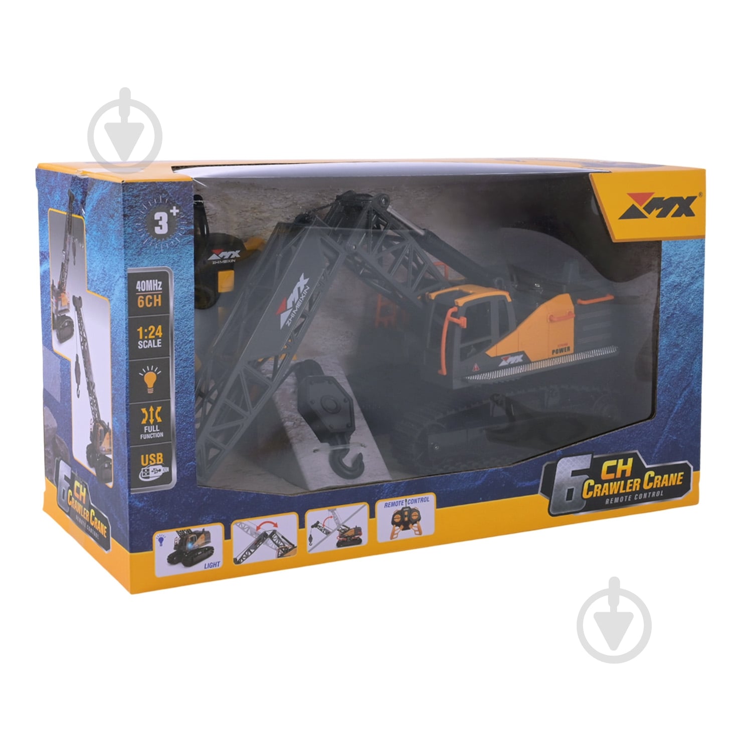 Строительный кран Shantou 1:24 Z6824A - фото 6