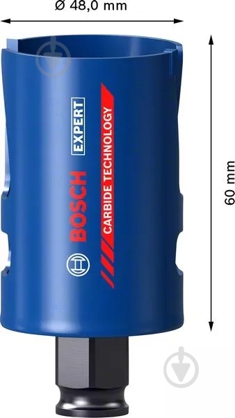 Коронка Bosch Expert Construction Material 48 мм 2608900462 - фото 5