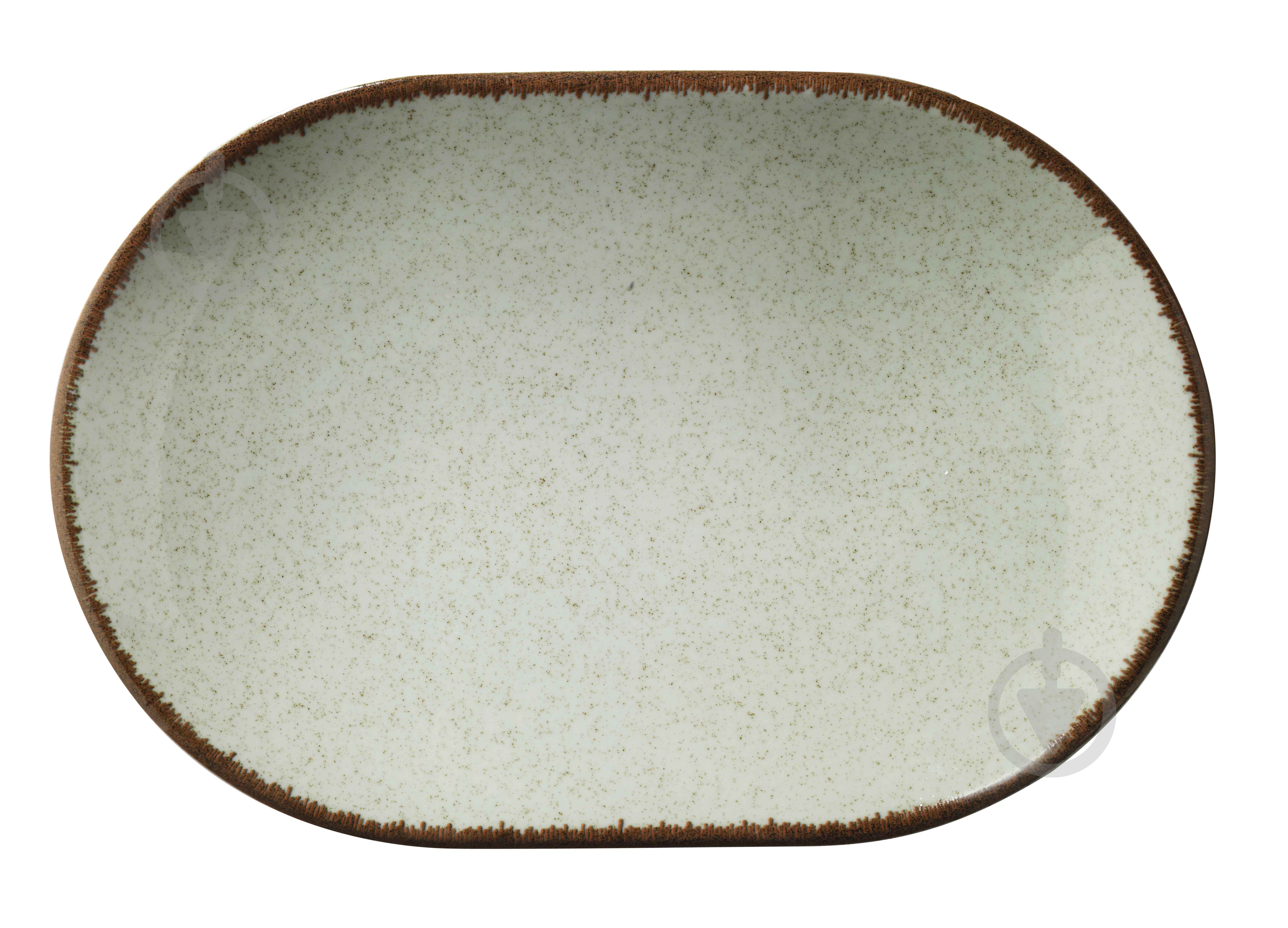 Блюдо овальне Kutahya Color X 32 см зелене - фото 1 Блюдо овальне Kutahya Color X 32 см зелене - фото 1