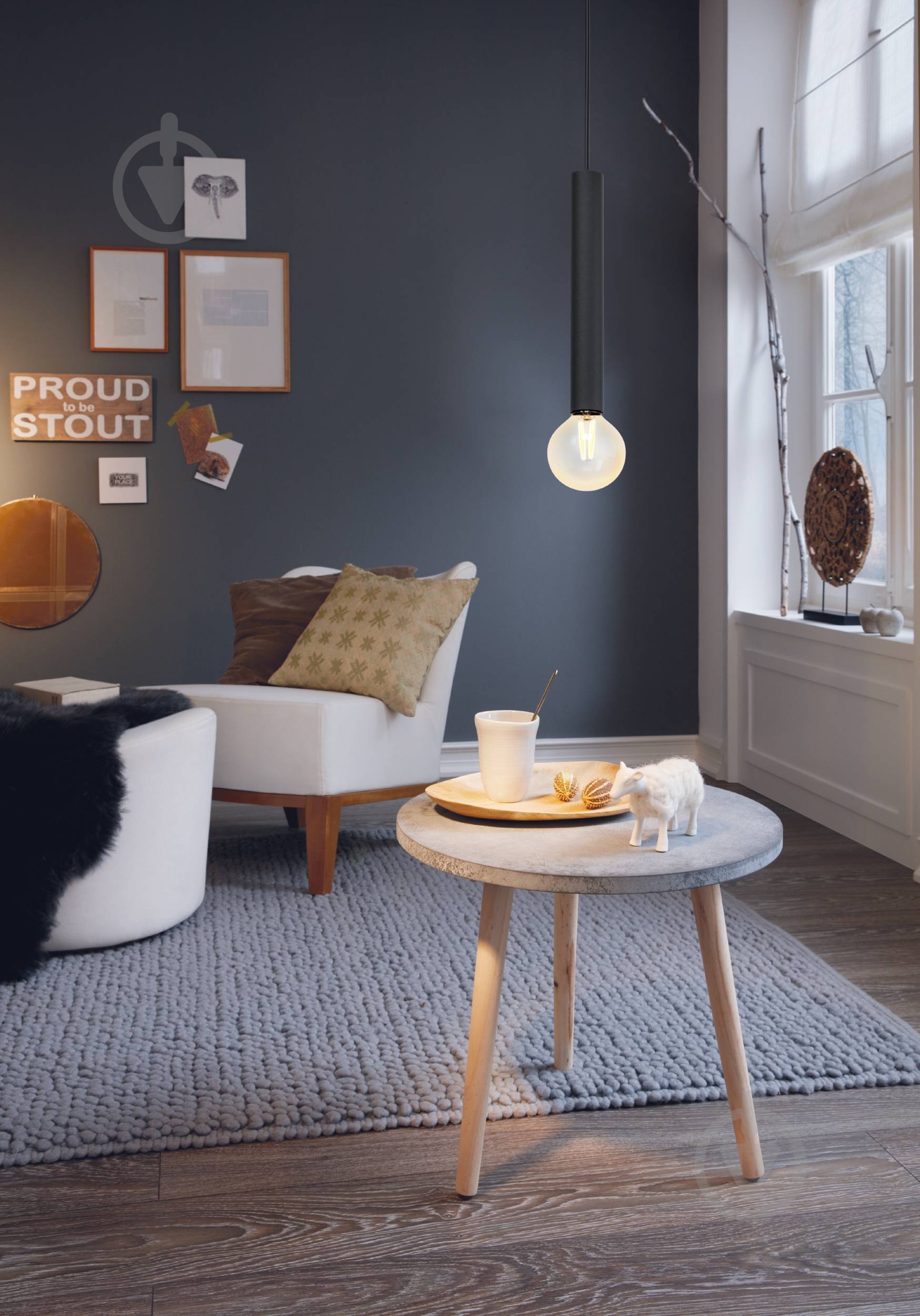 Подвес Eglo Cortenova 40 Вт /Е27 черный 98056 - фото 5