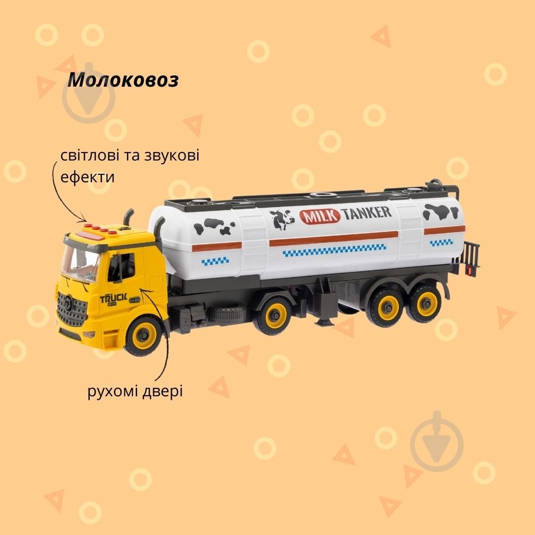 Автоконструктор Молоковоз 1:24 532.02.02 - фото 4