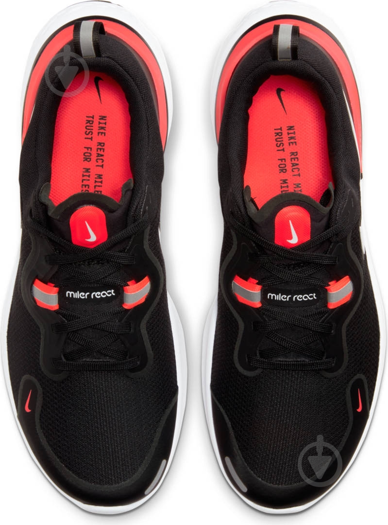 Кросівки чоловічі Nike REACT MILER CW1777-001 р.42,5 чорні - фото 7
