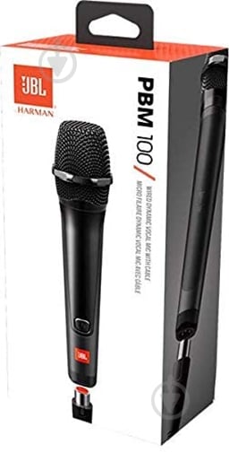 Микрофон JBL PARTYBOX Microphone 100 (JBLPBM100BLK) - фото 3 Микрофон JBL PARTYBOX Microphone 100 (JBLPBM100BLK) - фото 3