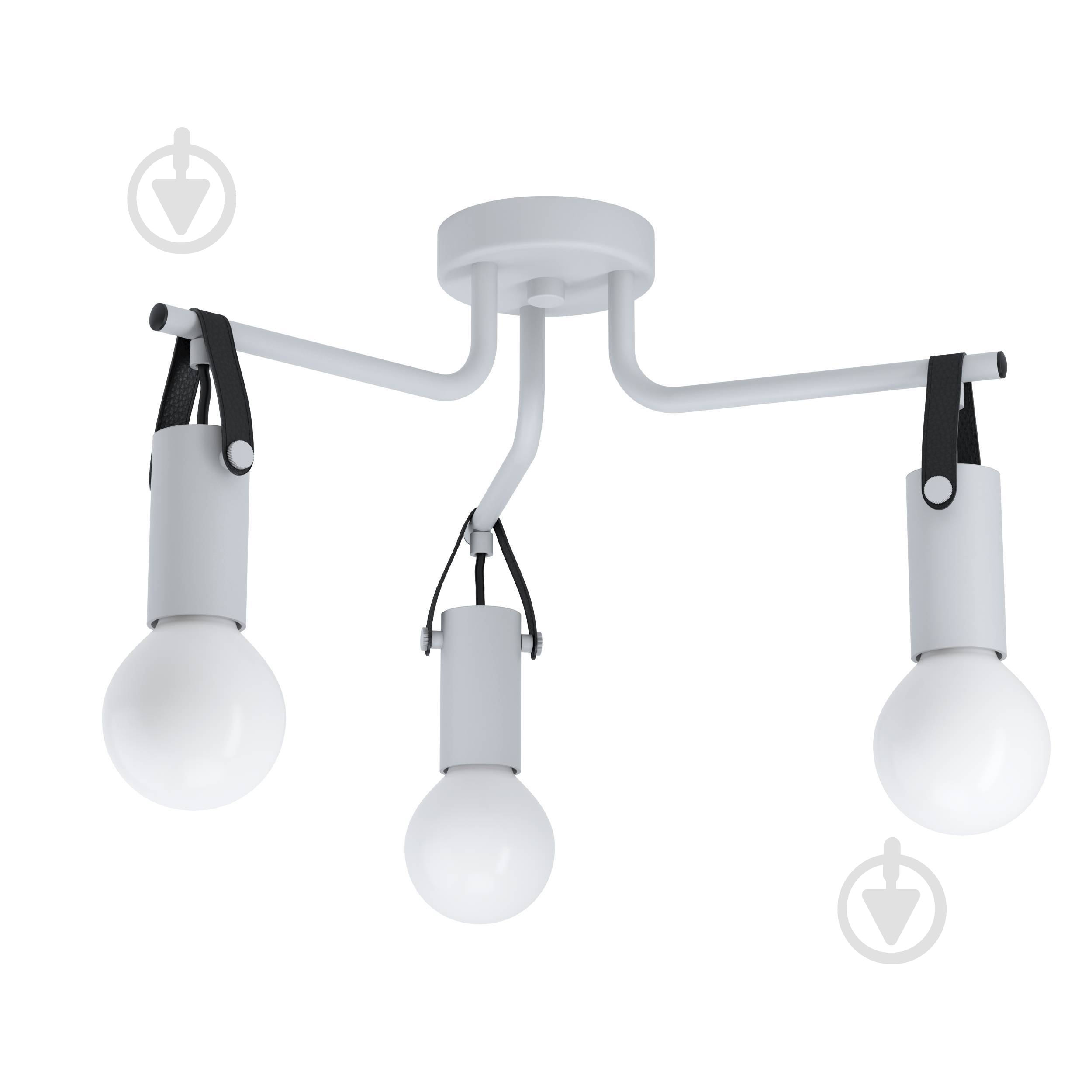 Люстра подвесная Eglo APRICALE 3xE27 серый 98281 - фото 1 Люстра подвесная Eglo APRICALE 3xE27 серый 98281 - фото 1