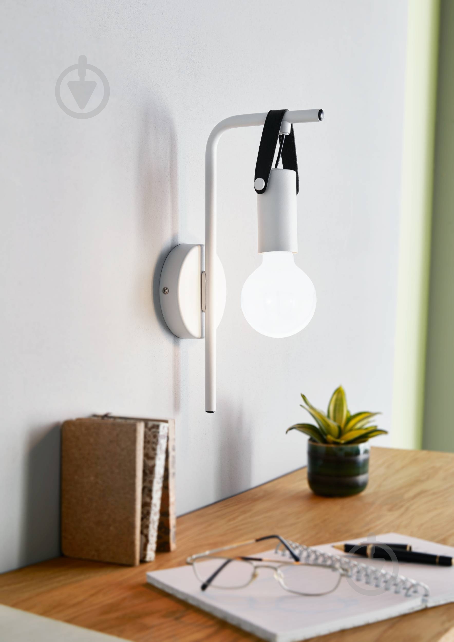 Бра Eglo APRICALE 1x60 Вт E27 серый 98283 - фото 2 Бра Eglo APRICALE 1x60 Вт E27 серый 98283 - фото 2