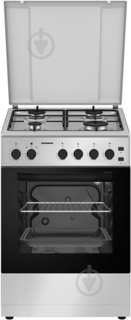 Плита газовая Heinner HFSC-S50LITGSL - фото 1