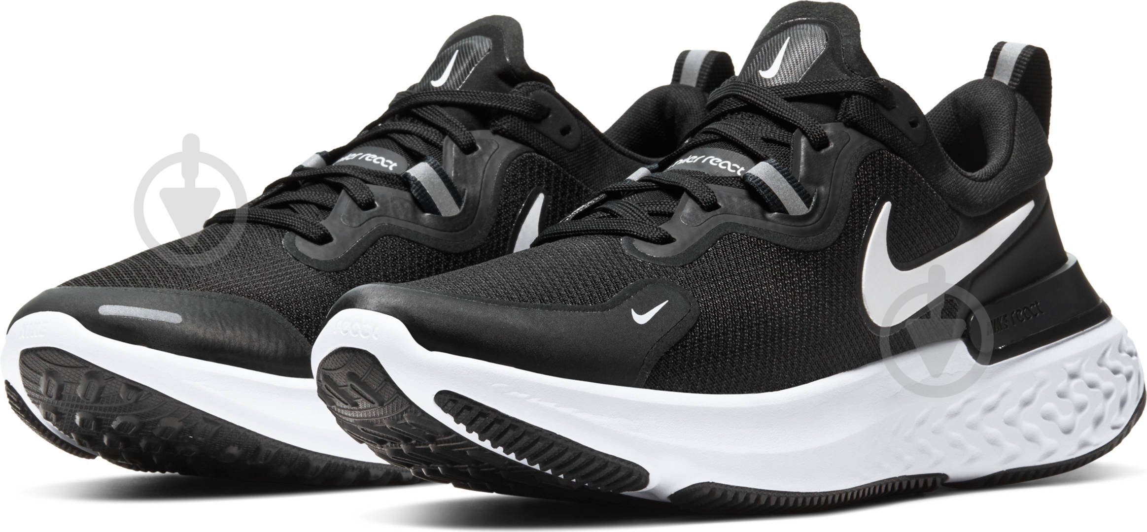 Кроссовки мужские Nike REACT MILER CW1777-003 р.48,5 черные - фото 1