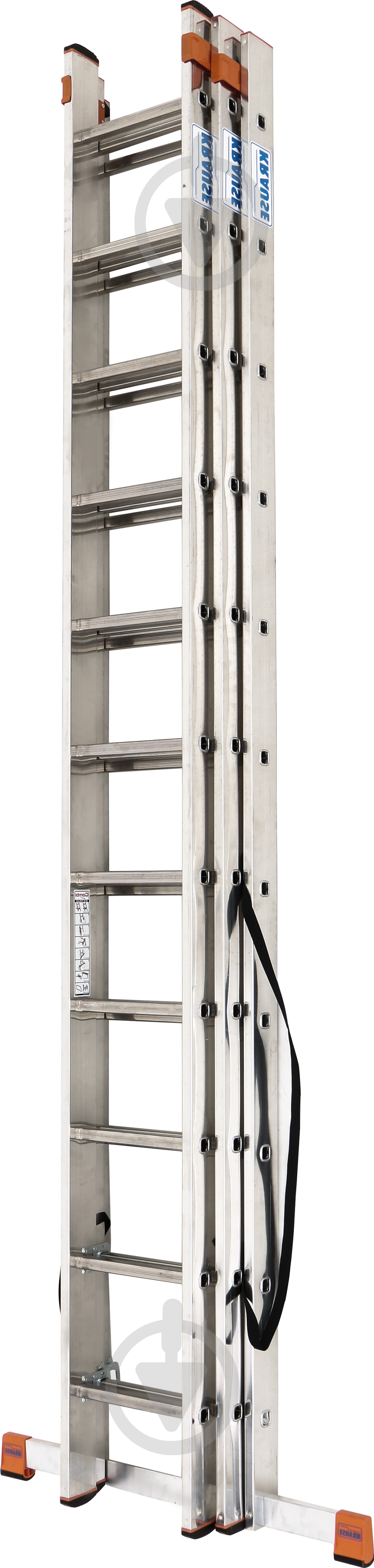 Лестница 3-секционная универсальная Krause Tribilo 3x11 - фото 5 Лестница 3-секционная универсальная Krause Tribilo 3x11 - фото 5