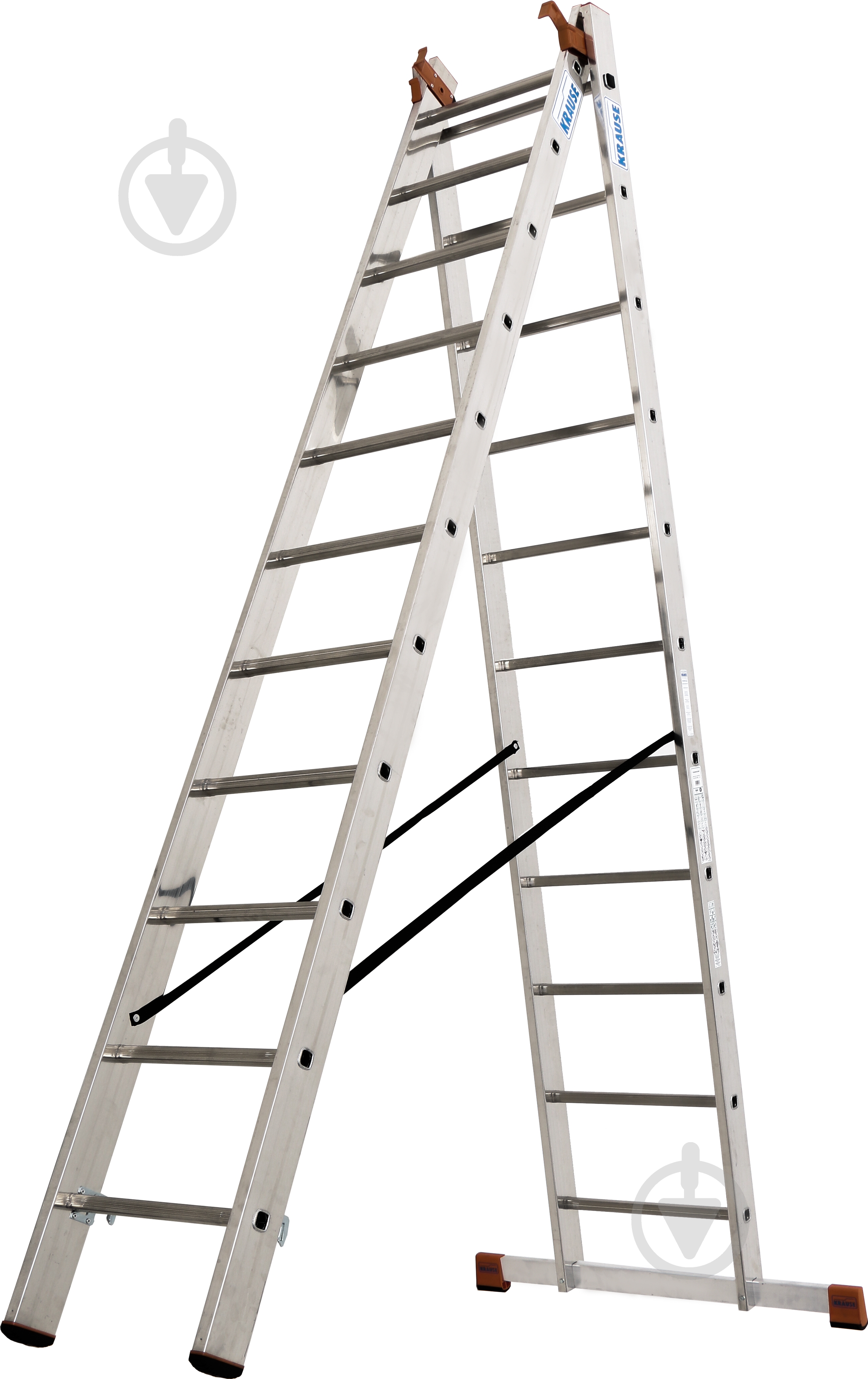 Лестница 3-секционная универсальная Krause Tribilo 3x11 - фото 2 Лестница 3-секционная универсальная Krause Tribilo 3x11 - фото 2