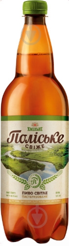 Пиво Хмельное Полесское свежее 4,4% 1 л - фото 1