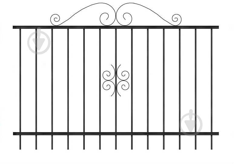 Секция ограждения Городок - фото 1 Секция ограждения Городок - фото 1