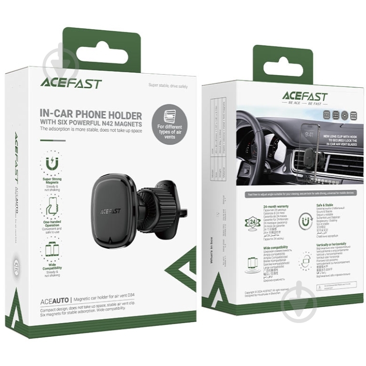 Тримач для смартфона Acefast D34 чорний - фото 6