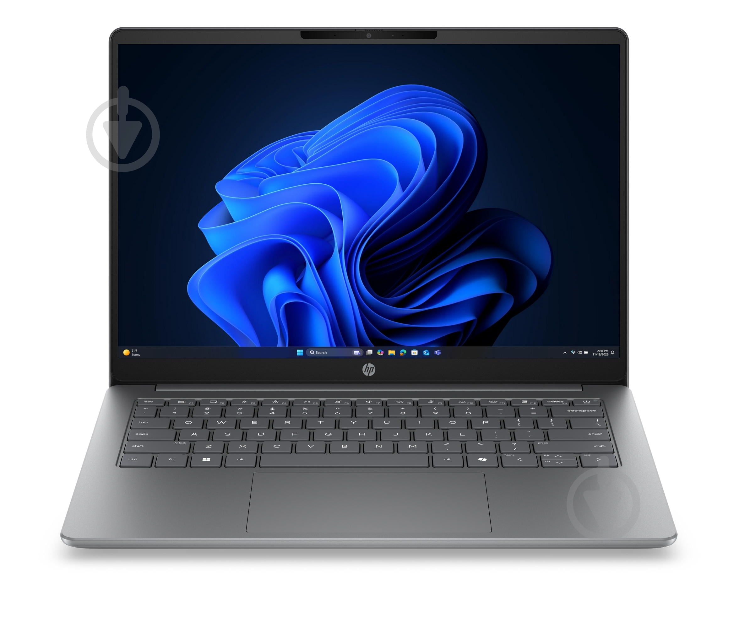 Ноутбук HP 200 G2a DV0B4ET 14" (DV0B4ET) Meteor Silver - фото 1