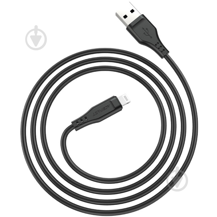 Кабель Acefast 1,2 м чорний (6974316280828) - фото 3