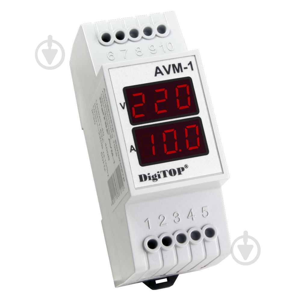 Амперметр-вольтметр DigiTOP AVM-1 - фото 1 Амперметр-вольтметр DigiTOP AVM-1 - фото 1