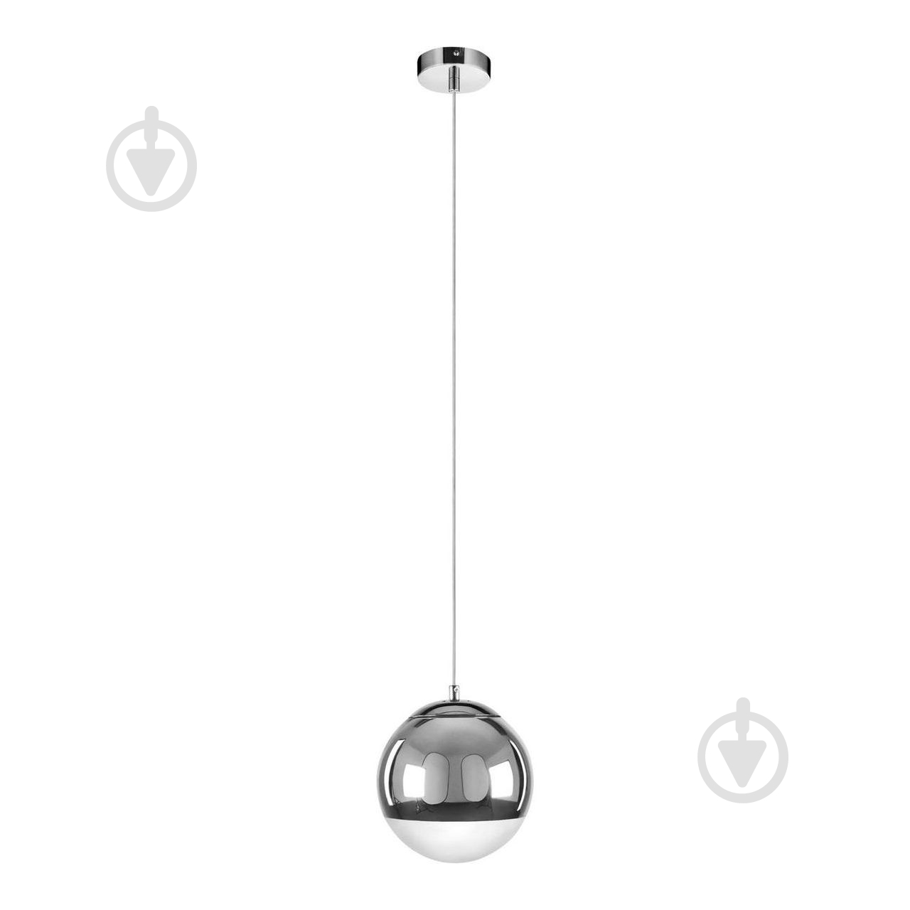 Подвес WunderLicht 1x40 Вт E27 хром 7544-31 - фото 1