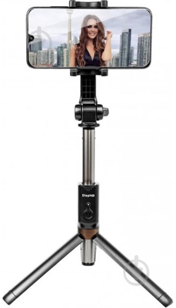Трипод WS-18002 Selfie Stick Tripod Bluetooth (DSP-WS18002) black - фото 3
