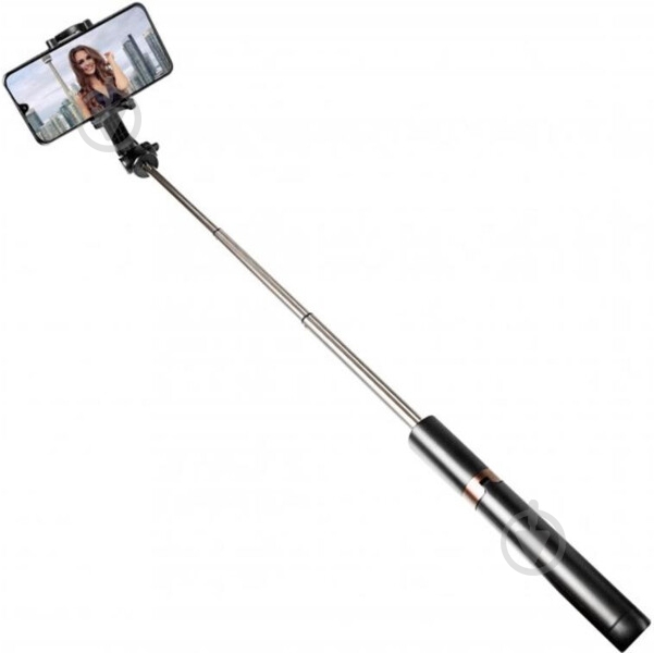 Трипод WS-18002 Selfie Stick Tripod Bluetooth (DSP-WS18002) black - фото 2