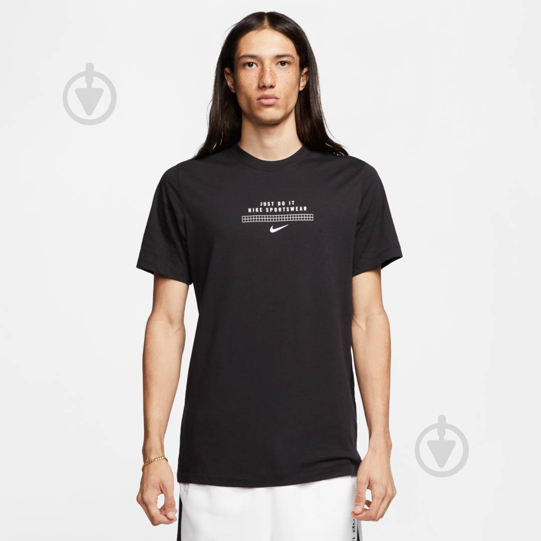 Футболка Nike M NSW DNA SS TEE CW2373-010 р.S черный - фото 2