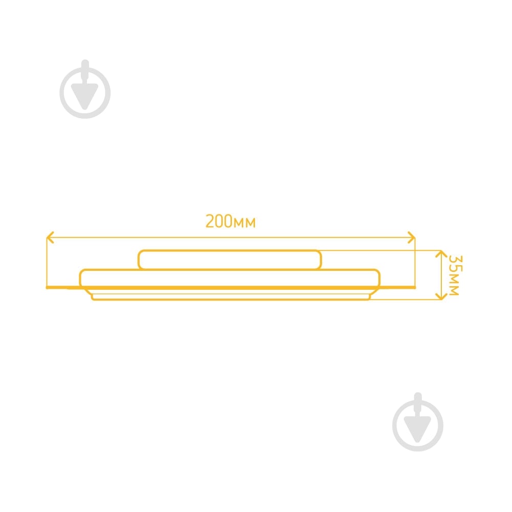 Світильник світлодіодний LightMaster CE2000 Prima-R 18 Вт білий 5000 К - фото 4