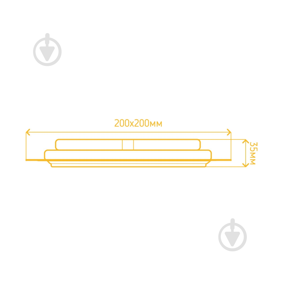 Світильник світлодіодний LightMaster CE2010 Prima-S 22 Вт білий 5000 К - фото 4
