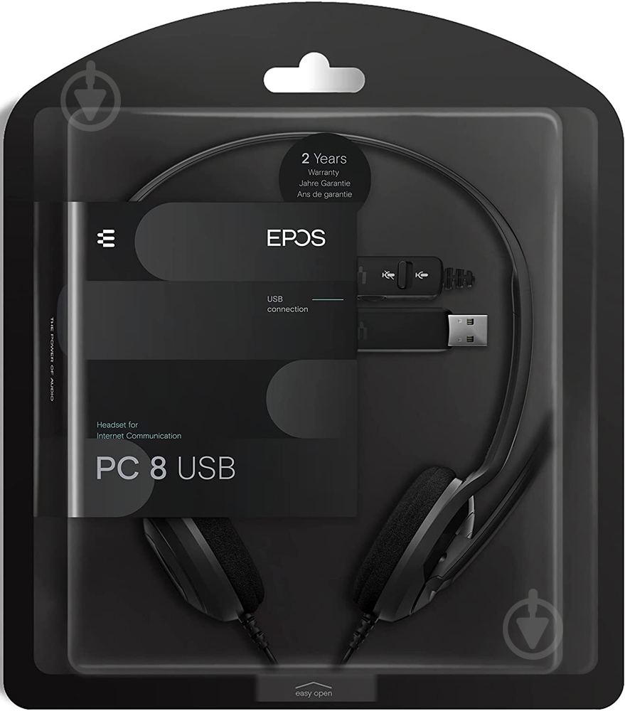 Гарнитура Epos PC 8 Chat black (1000432) - фото 8