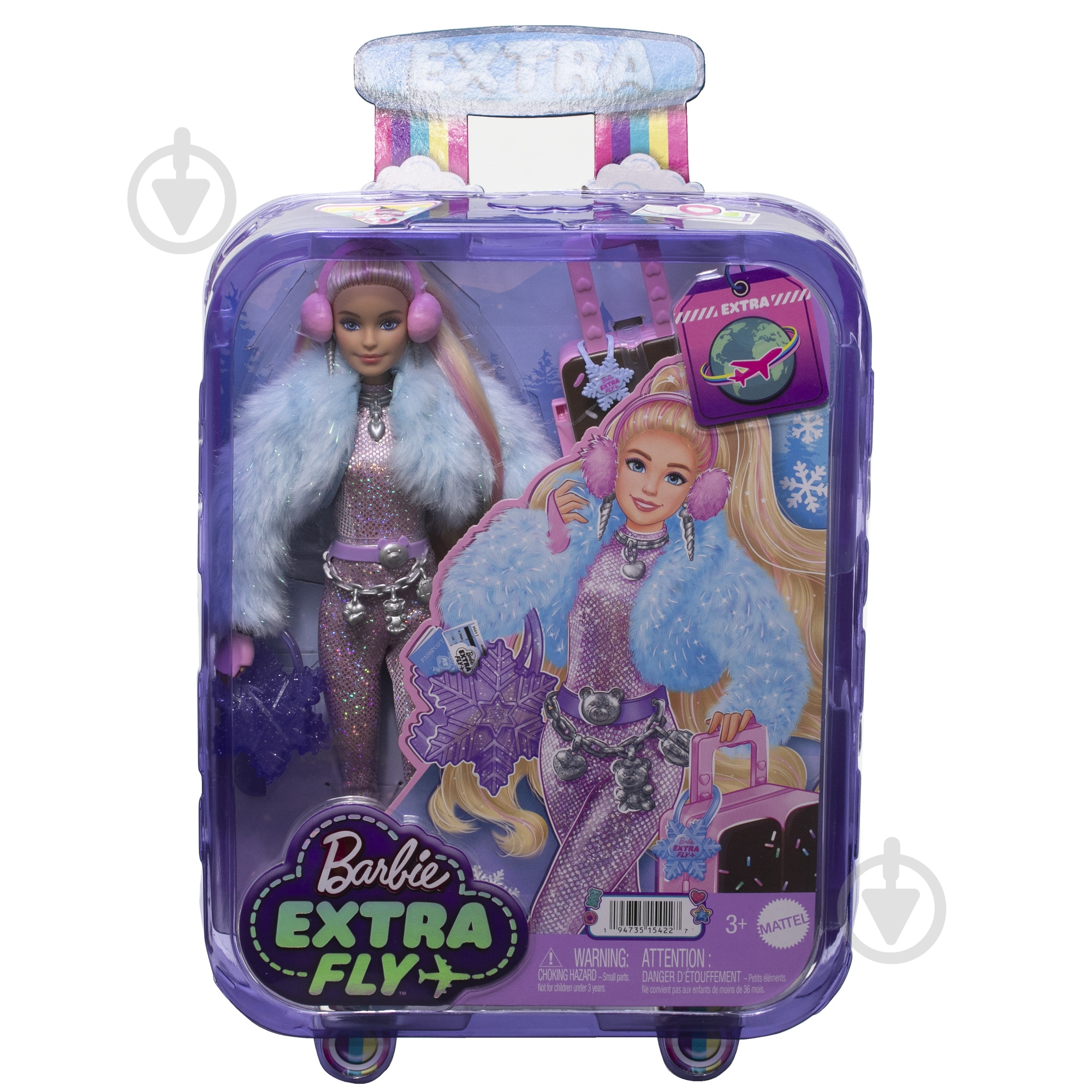 Кукла Barbie Extra Fly зимняя красавица HPB16 - фото 4