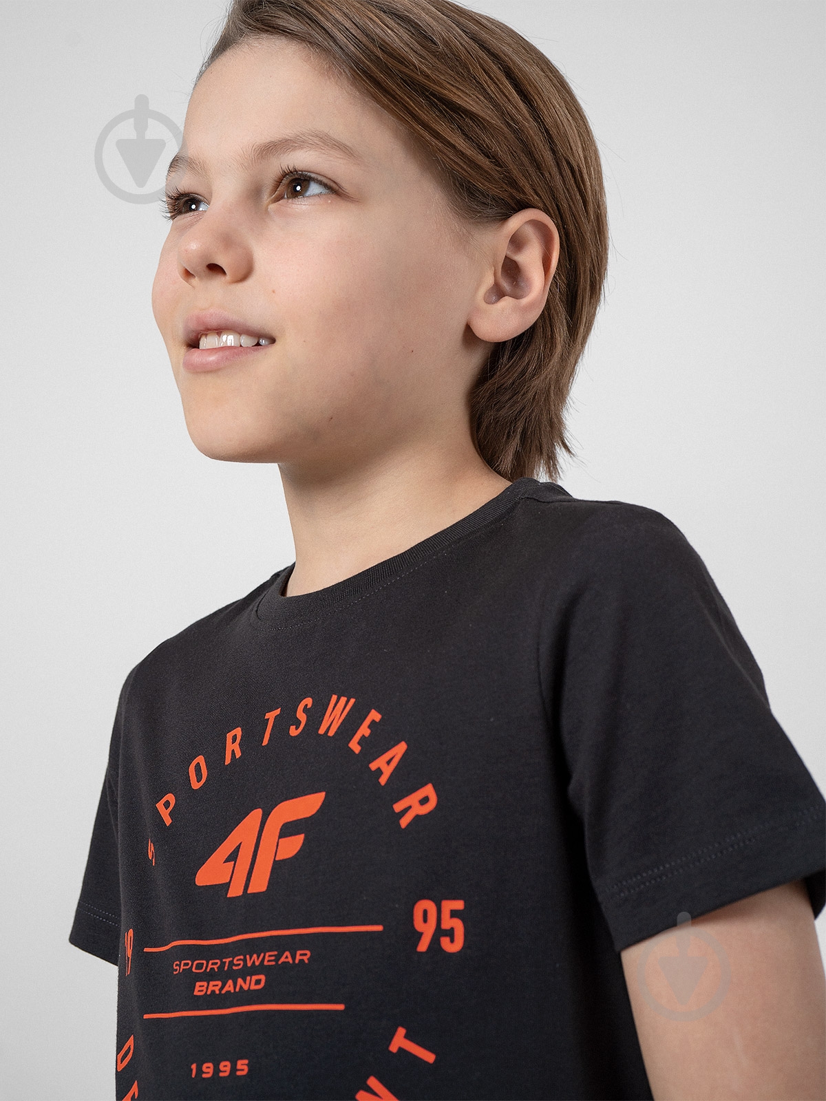 Футболка 4F 4FJSS22TTSHM122-22S р.164 темно-серый - фото 2 Футболка 4F 4FJSS22TTSHM122-22S р.164 темно-серый - фото 2