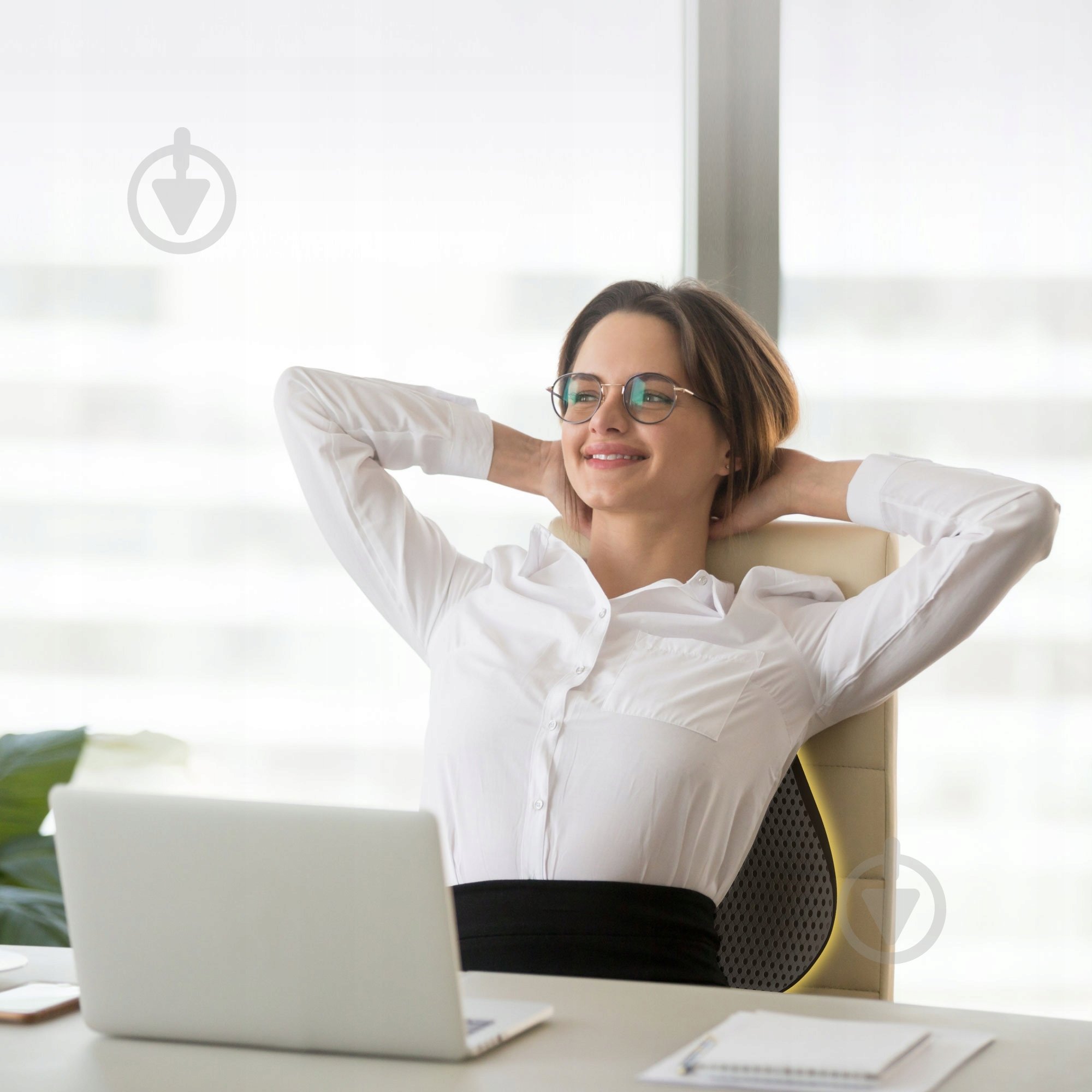 Подушка ортопедическая для спины 41x40 см Black (P-5907739318763) 4fizjo 41x40 см черный - фото 4