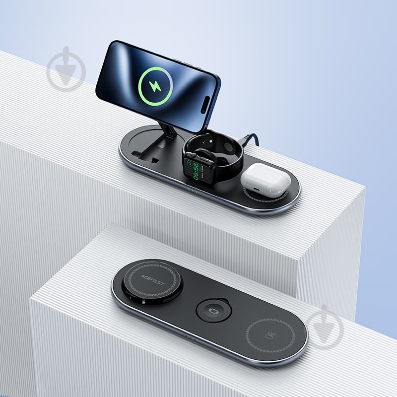Зарядное устройство Acefast Wireless QI 3in1 15W E19 Qi2 - фото 7 Зарядное устройство Acefast Wireless QI 3in1 15W E19 Qi2 - фото 7