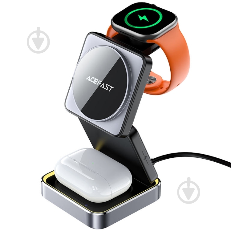 Зарядное устройство Acefast Wireless QI 3in1 15W E20 Acefast - фото 3 Зарядное устройство Acefast Wireless QI 3in1 15W E20 Acefast - фото 3