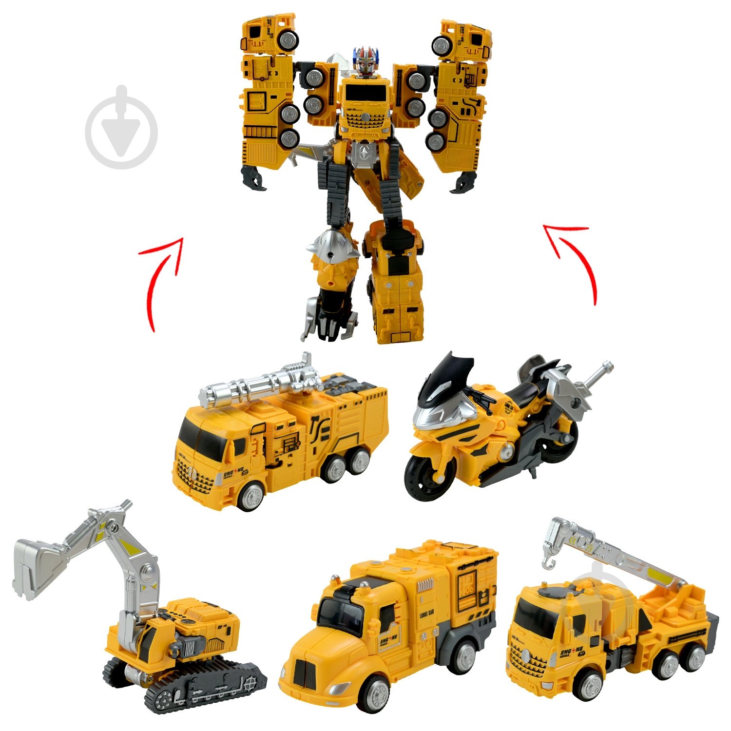 Робот-трансформер Shantou Инженер-строитель 5 в 1 788-93Y - фото 2