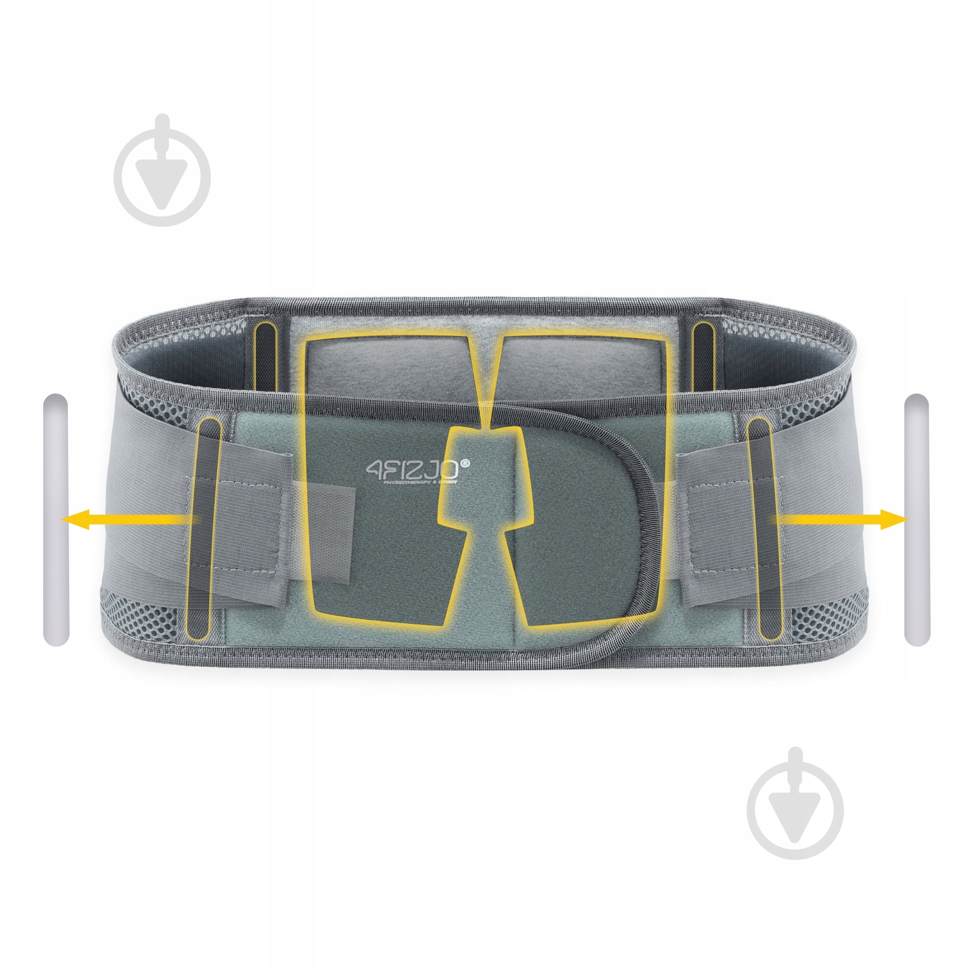 Бандаж пояснично-крестцовый P-5907739317742 4fizjo 4FJ0504 р. L серый - фото 2 Бандаж пояснично-крестцовый P-5907739317742 4fizjo 4FJ0504 р. L серый - фото 2