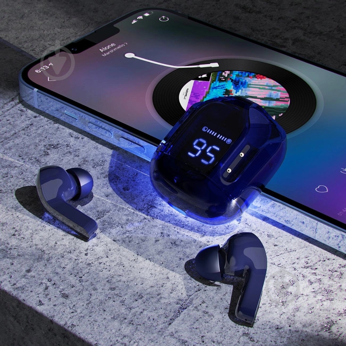 Bluetooth-гарнітура Acefast T6 blue (6974316281542) - фото 8 Bluetooth-гарнітура Acefast T6 blue (6974316281542) - фото 8