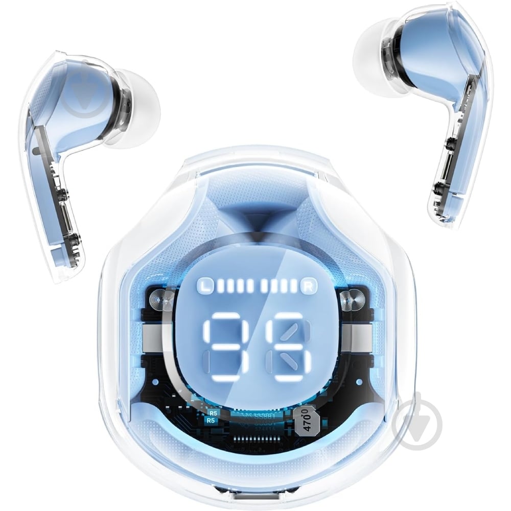 Bluetooth-гарнитура Acefast T8 blue (6974316282235) - фото 2