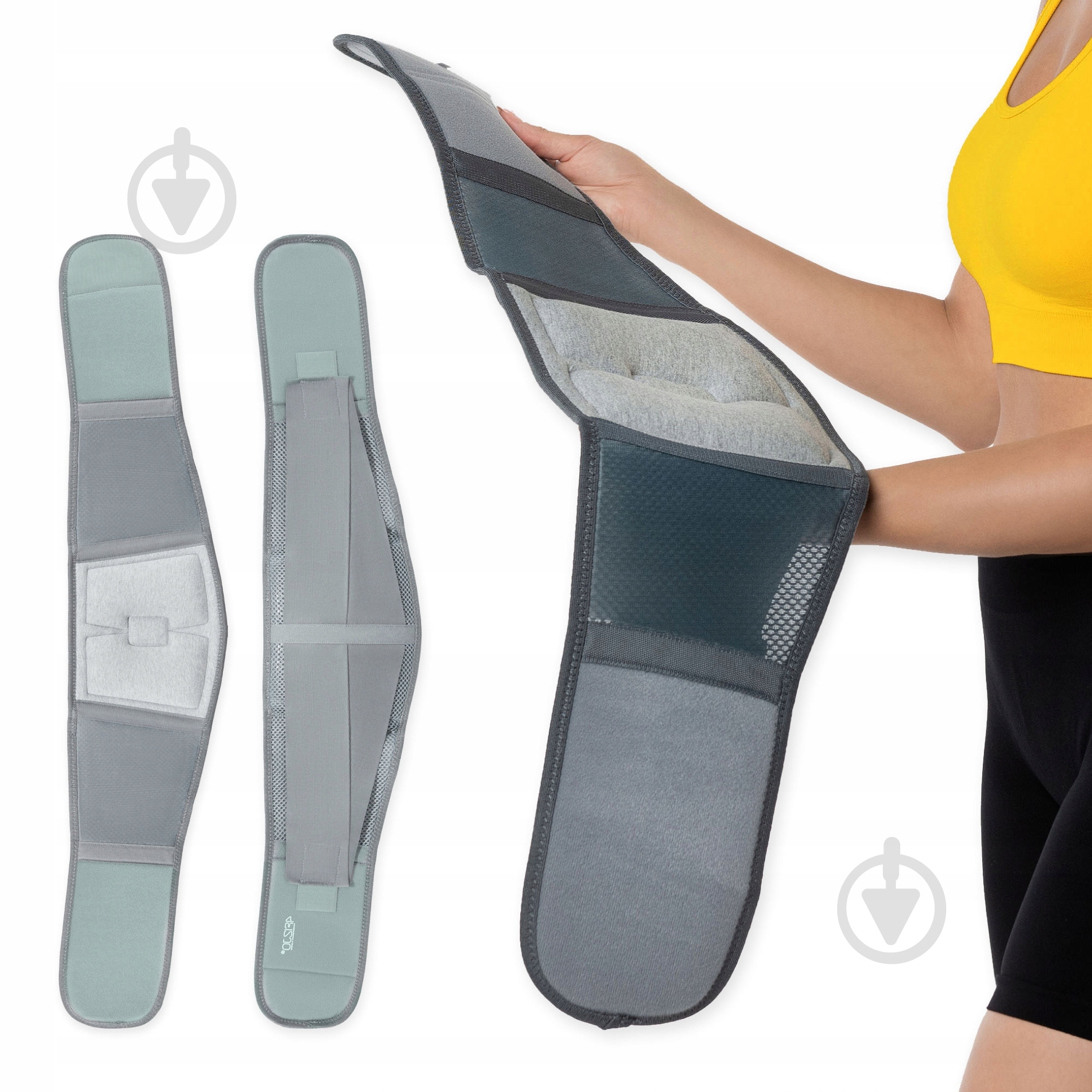 Бандаж попереково-крижовий (P-5907739317759) 4fizjo 4FJ0505 р. XL сірий - фото 2 Бандаж попереково-крижовий (P-5907739317759) 4fizjo 4FJ0505 р. XL сірий - фото 2