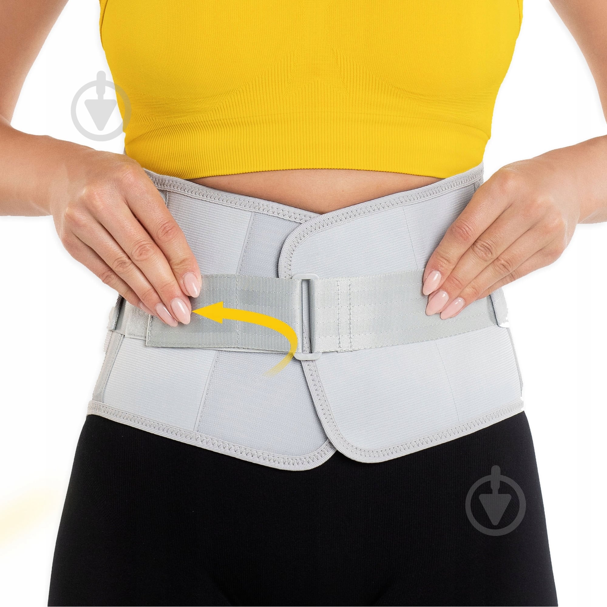 Бандаж попереково-крижовий (P-5907739318169) 4fizjo 4FJ0501 р. XL сірий - фото 5