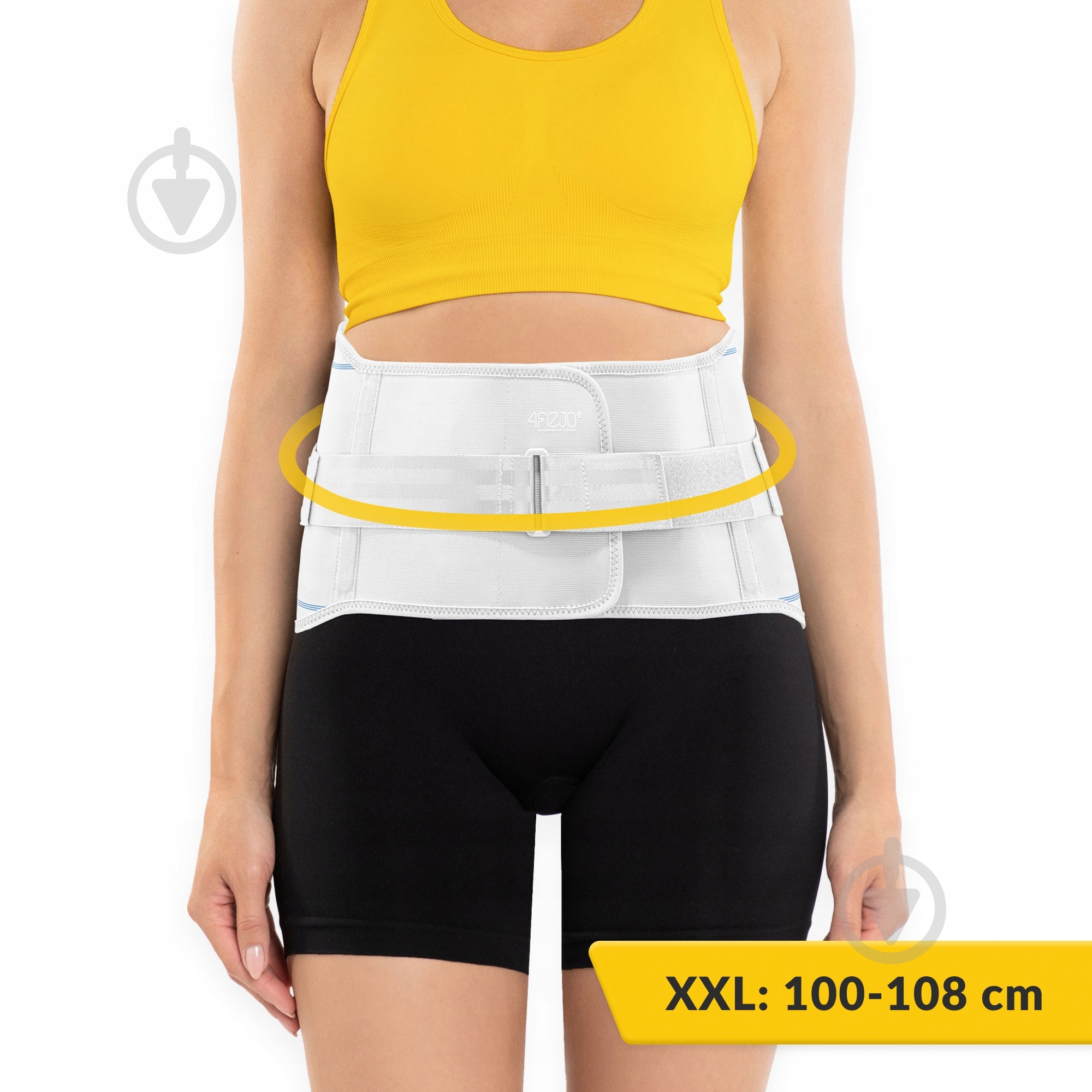 Бандаж попереково-крижовий (P-5907739318169) 4fizjo 4FJ0501 р. XL сірий - фото 8