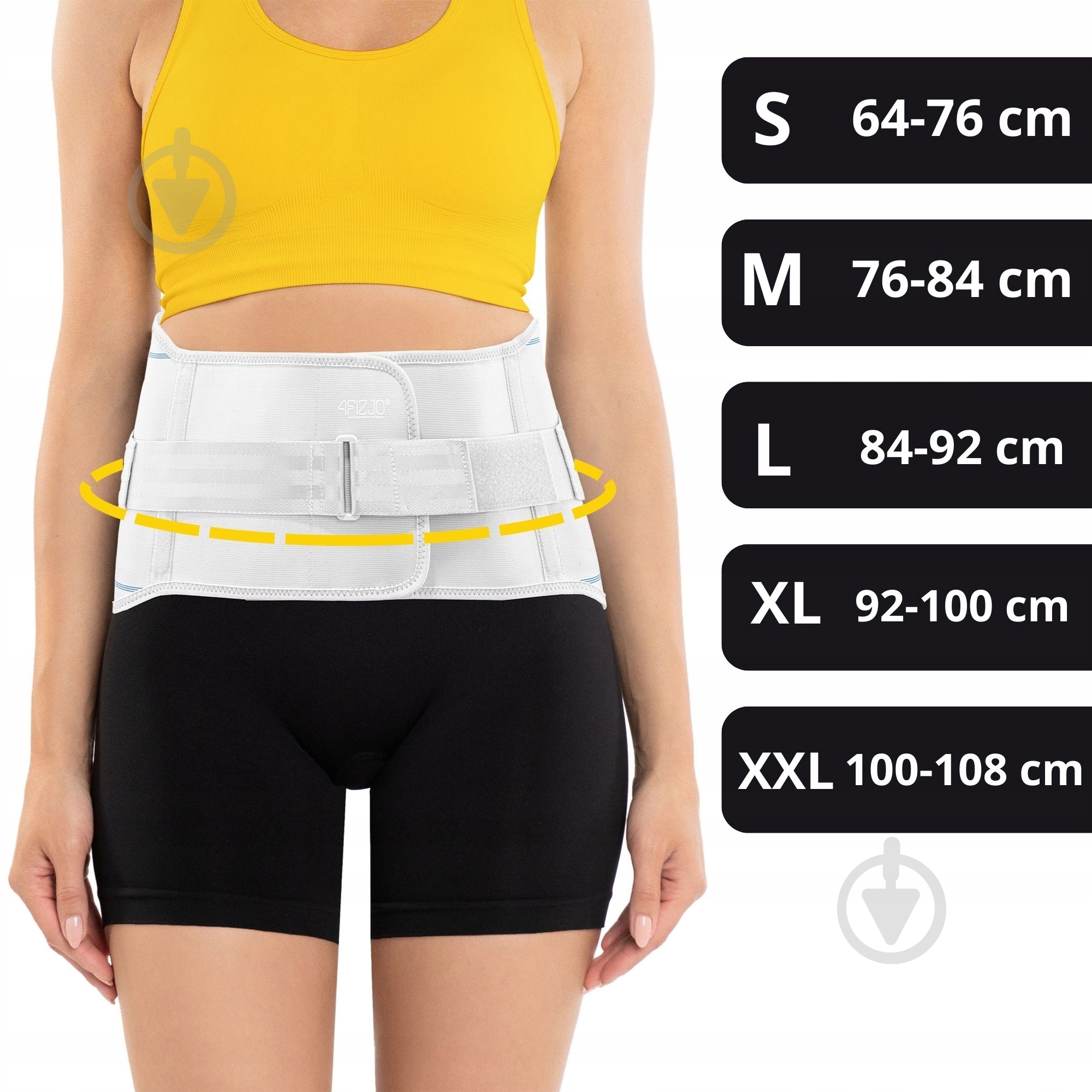 Бандаж попереково-крижовий (P-5907739318169) 4fizjo 4FJ0501 р. XL сірий - фото 9