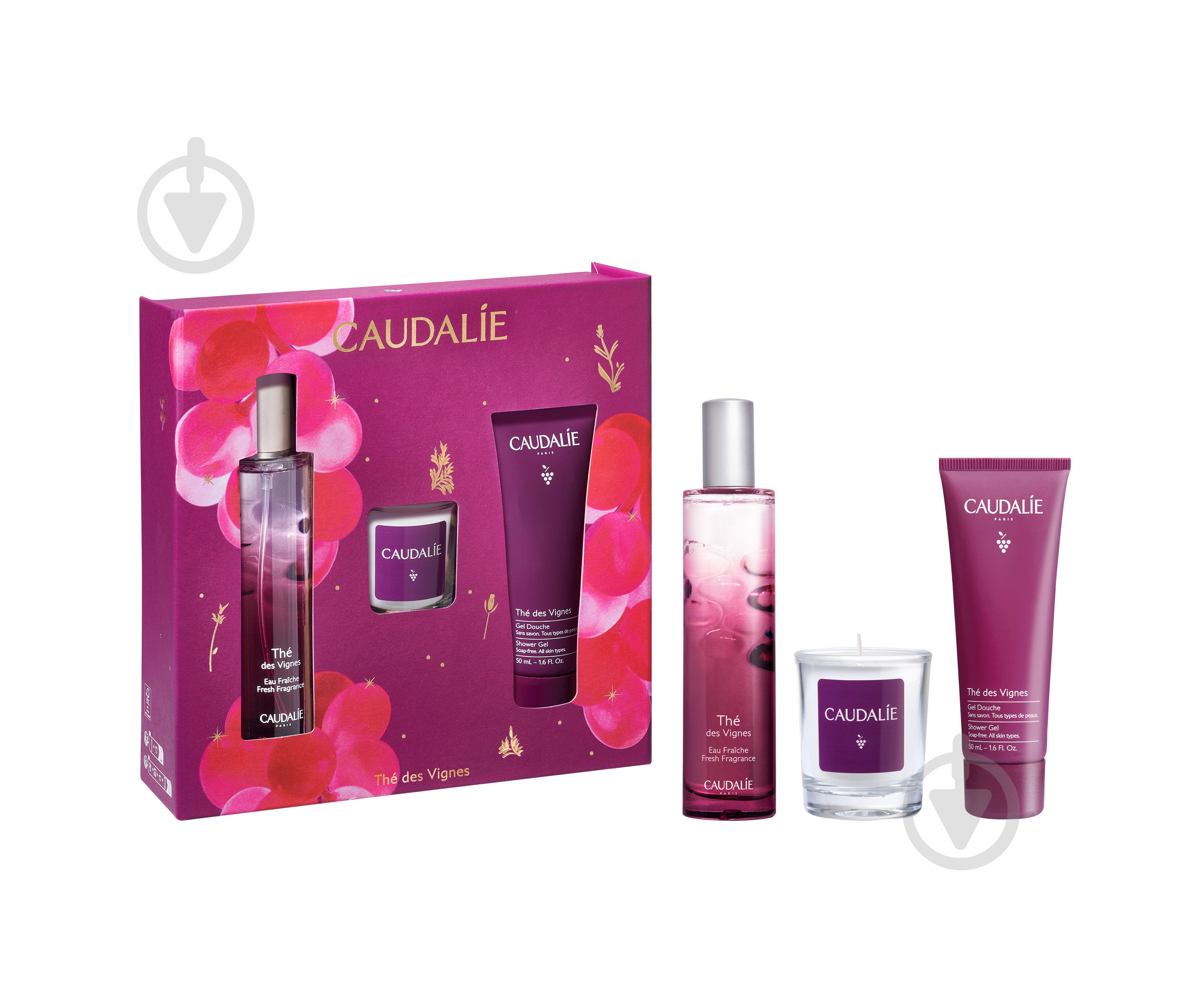 Набір подарунковий Caudalie Thé des Vignes 50 мл Set 2025 - фото 1