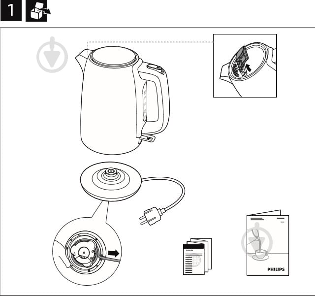 Електрочайник Philips Daily Collection HD9351/91 Daily Collection - фото 3