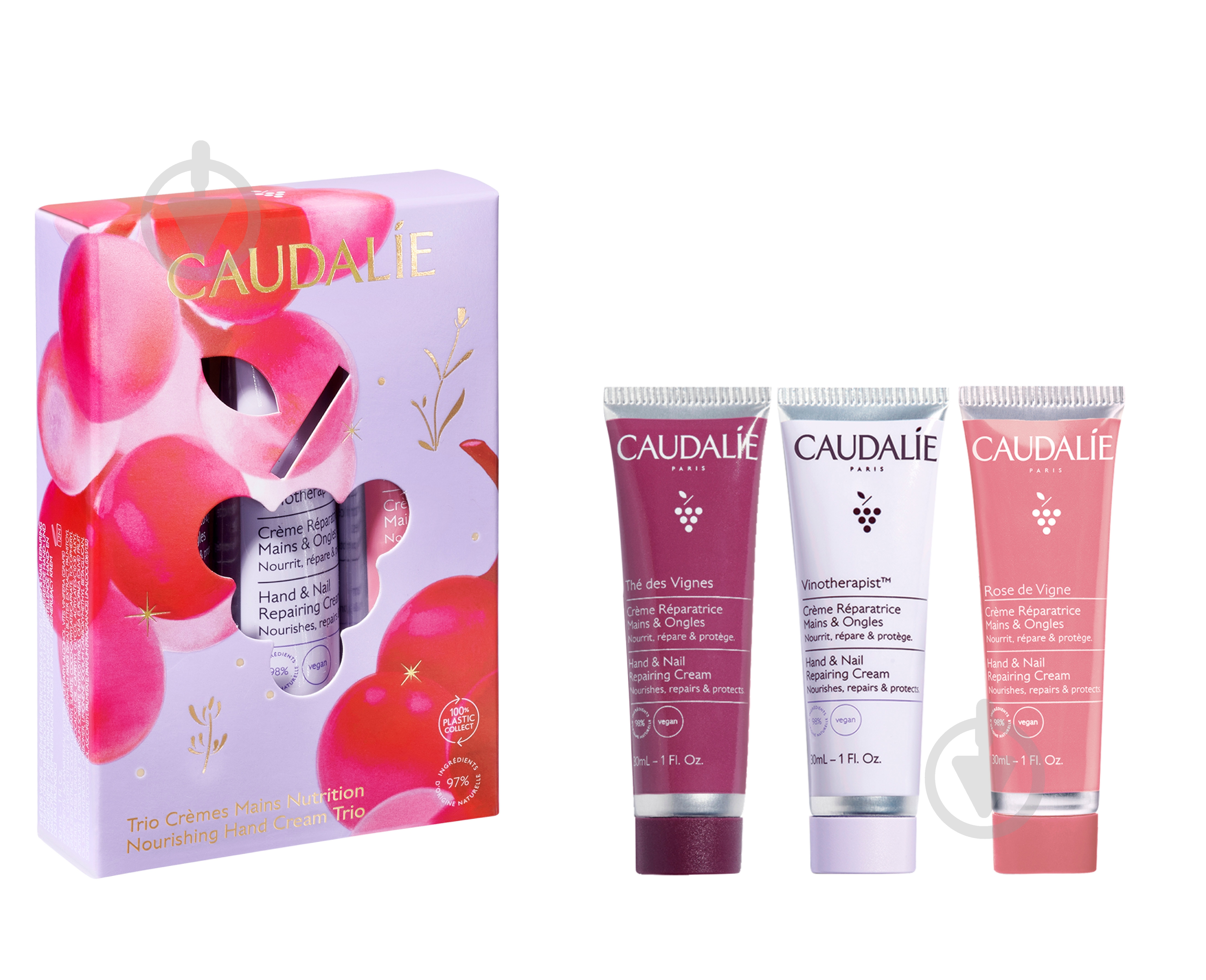 Набор Caudalie Hand Cream Trio Set 2025 - фото 1