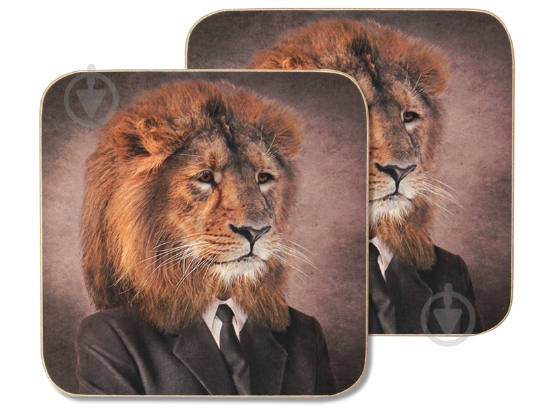 Набор подставок под стаканы Lefard Лев 2 шт. 924-628 - фото 1