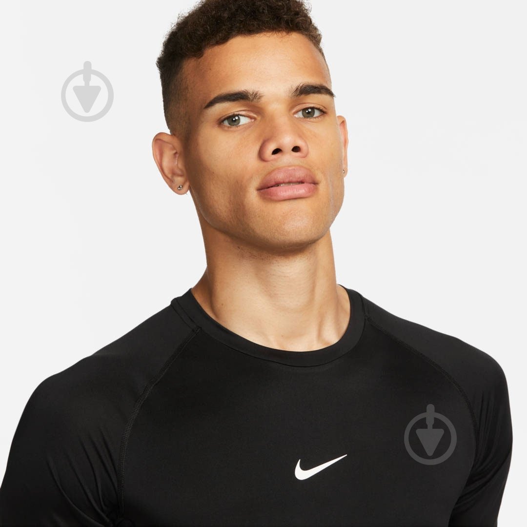 Футболка Nike M NP DF TIGHT TOP SS FB7932-010 р.M чорний - фото 3