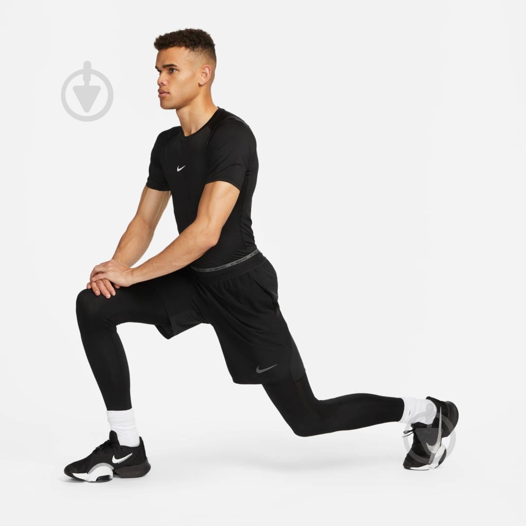 Футболка Nike M NP DF TIGHT TOP SS FB7932-010 р.M чорний - фото 4