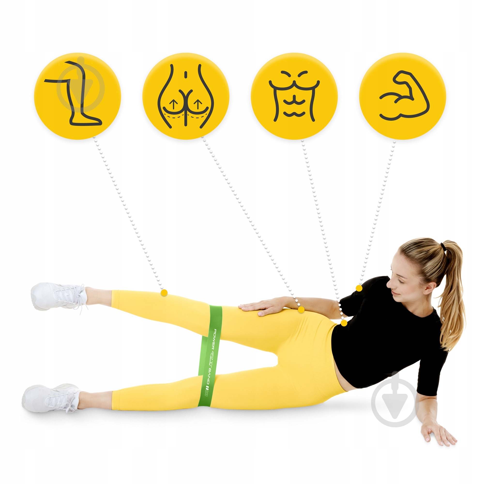 Резинка для фитнеса 4fizjo Mini Power Band 1 мм 10-15 кг (P-5907222931615) 4FJ0012 зелено-оливковый - фото 7 Резинка для фитнеса 4fizjo Mini Power Band 1 мм 10-15 кг (P-5907222931615) 4FJ0012 зелено-оливковый - фото 7