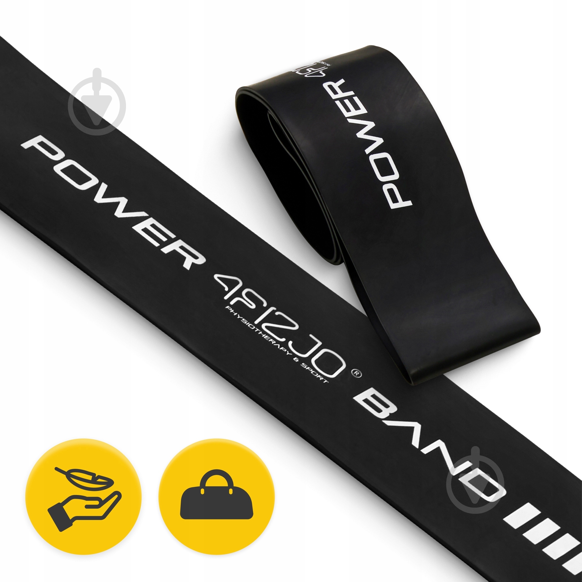 Резинка для фитнеса 4fizjo Mini Power Band 1,2 мм 15-20 кг (P-5907222931622) 4FJ0013 черный - фото 7
