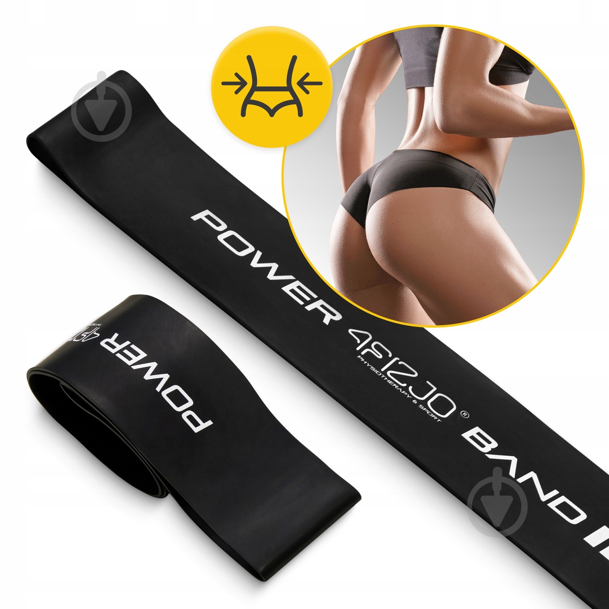 Резинка для фитнеса 4fizjo Mini Power Band 1,2 мм 15-20 кг (P-5907222931622) 4FJ0013 черный - фото 10