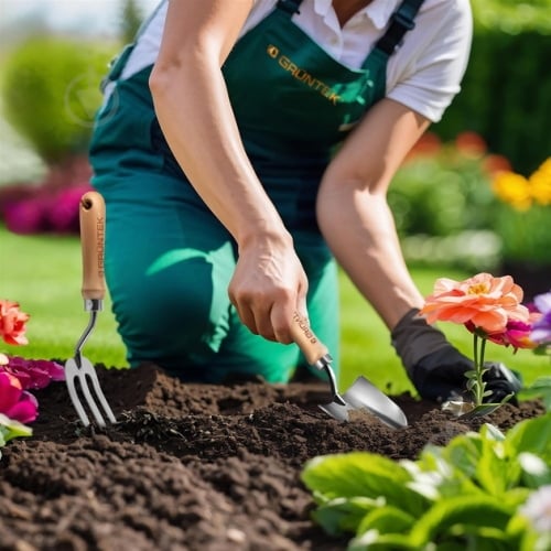 Набір садового інструменту Gruntek Black Forest Edition з 4-х предметів - фото 6